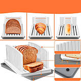 Хліборізка з піддоном для крихт Біла, фото 9