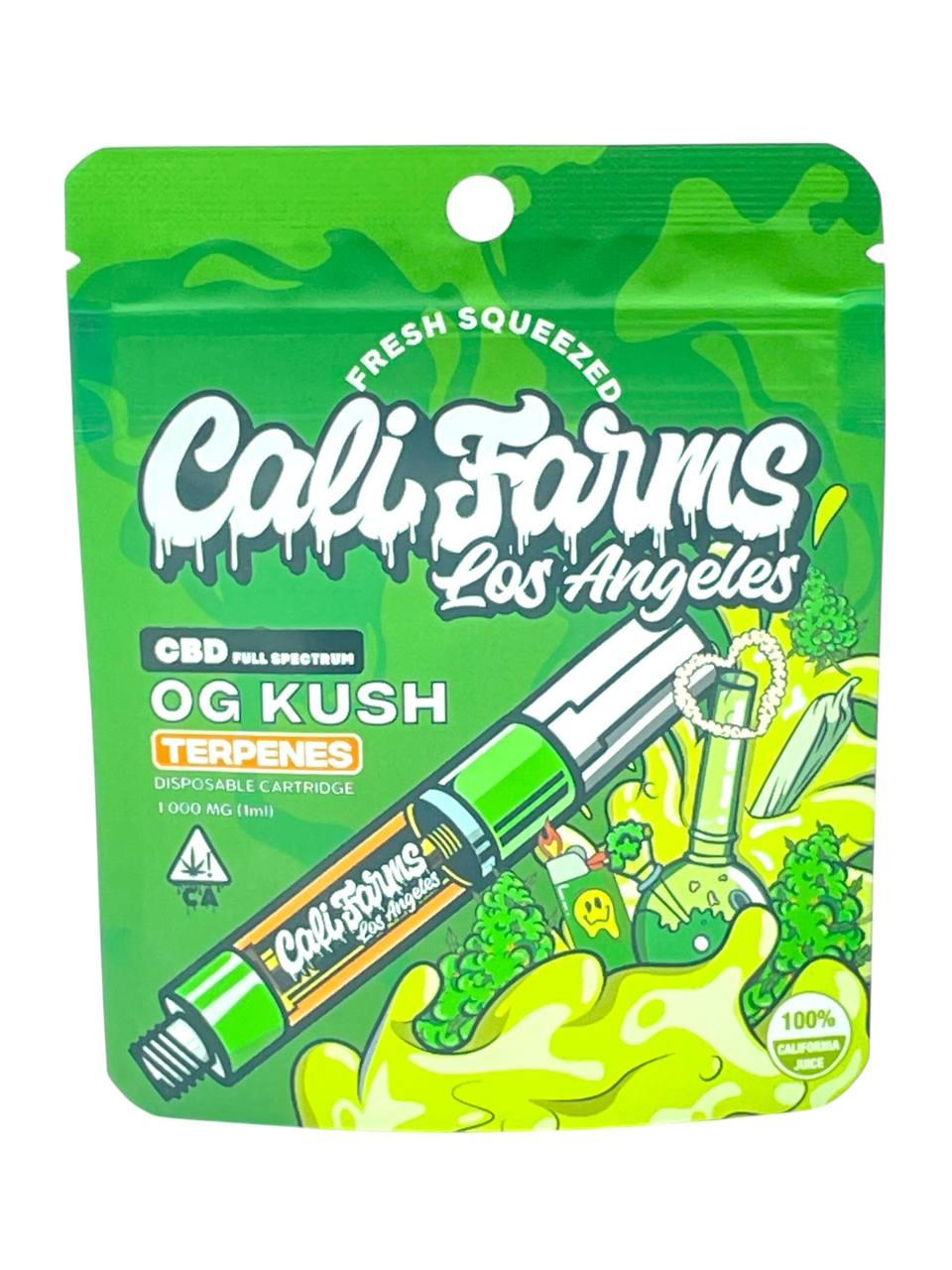 🌿 CBD картридж Cali Farms OG Kush | 1 мл | Full Spectrum | США, фото 1