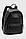 Urbanshop com ua Шкіряний рюкзак AllSaints CARABINER BACKPACK чоловічий колір чорний великий однотонний M164XB, фото 3