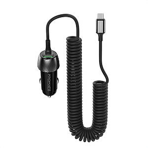 Автомобільний зарядний пристрій Promate PowerDrive-33PDC 33W Black