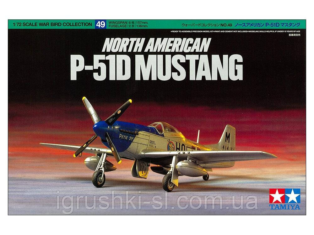 Збірна модель (1:72) Літак North American P-51D Mustang, фото 1