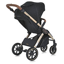 Коляска прогулянкова дитяча EL CAMINO DYNAMIC PRO ME 1053G-2 Special Black Чорна, фото 4