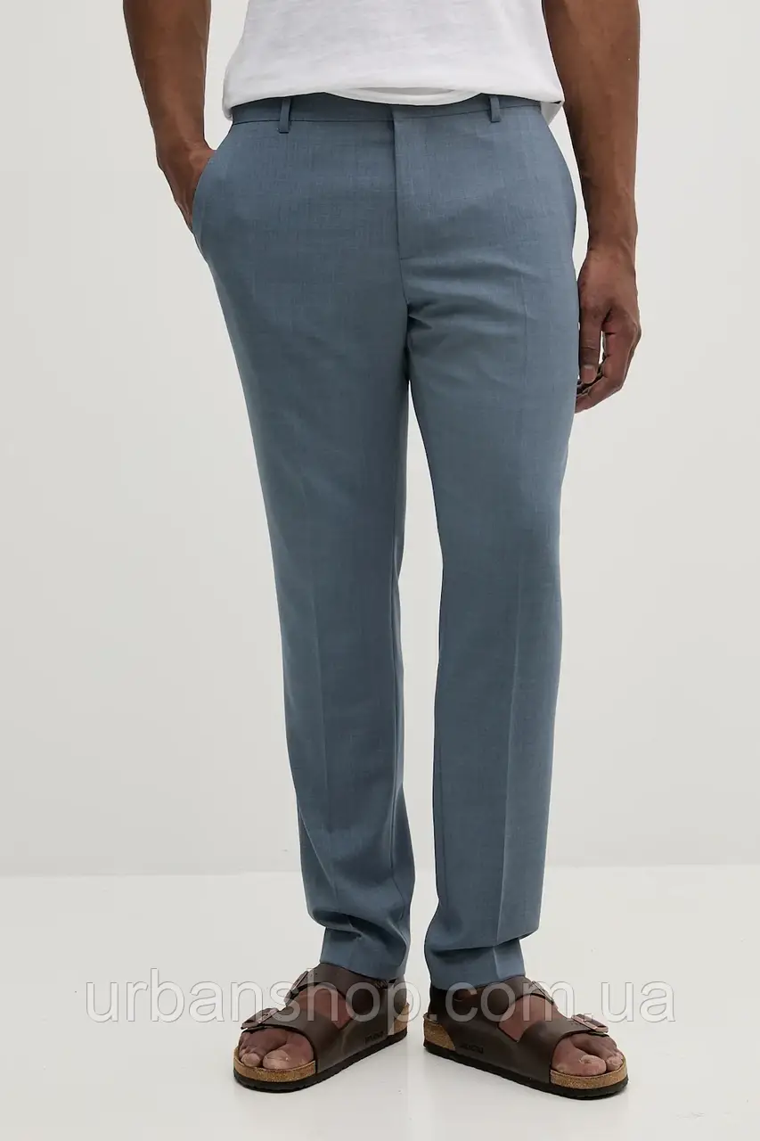 Urbanshop com ua Штани з домішкою вовни Calvin Klein фасон chinos K10K113949 РОЗМІРИ ЗАПИТУЙТЕ