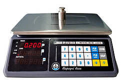 Ваги торгові Vagar VP-N RS232 (15 кг) сенсорна клавіатура