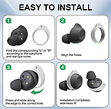 Силіконові дужки завушні накладки амбушурі Samsung Galaxy Buds FE SM-R400 Колір Білий, фото 3