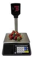 Ваги торгові зі стійкою Vagar VP RS232 (15 кг) сенсорна клавіатура