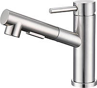 Кухонний змішувач Kitchen Faucet 012312 Одноважільний змішувач для кухні з висувним виливом