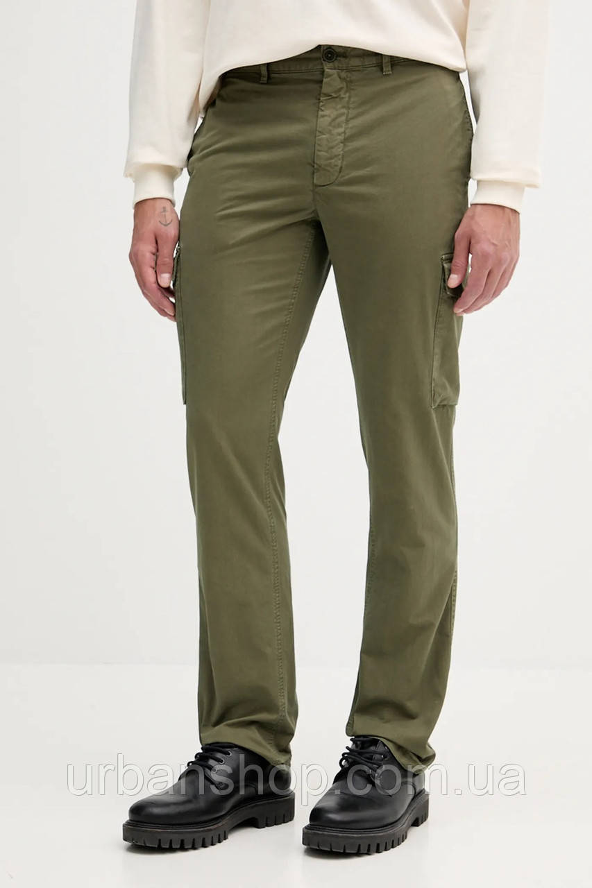 Urbanshop com ua Бавовняні штани Tommy Hilfiger колір зелений прямі MW0MW39695 РОЗМІРИ ЗАПИТУЙТЕ