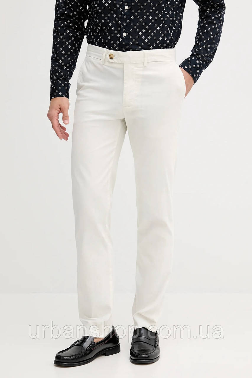 Urbanshop com ua Штани Tommy Hilfiger колір бежевий фасон chinos MW0MW39726 РОЗМІРИ ЗАПИТУЙТЕ