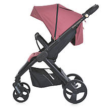 Коляска дитяча прогулянкова EL CAMINO DYNAMIC PRO ME 1053-3 Dusty Rose Темно-рожева, фото 2