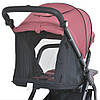 Коляска дитяча прогулянкова EL CAMINO DYNAMIC PRO ME 1053-3 Dusty Rose Темно-рожева, фото 10
