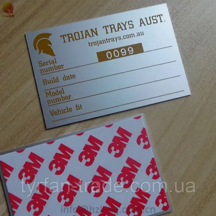 Металлические бирки / Алюминиевые шильды / Таблички на изделие