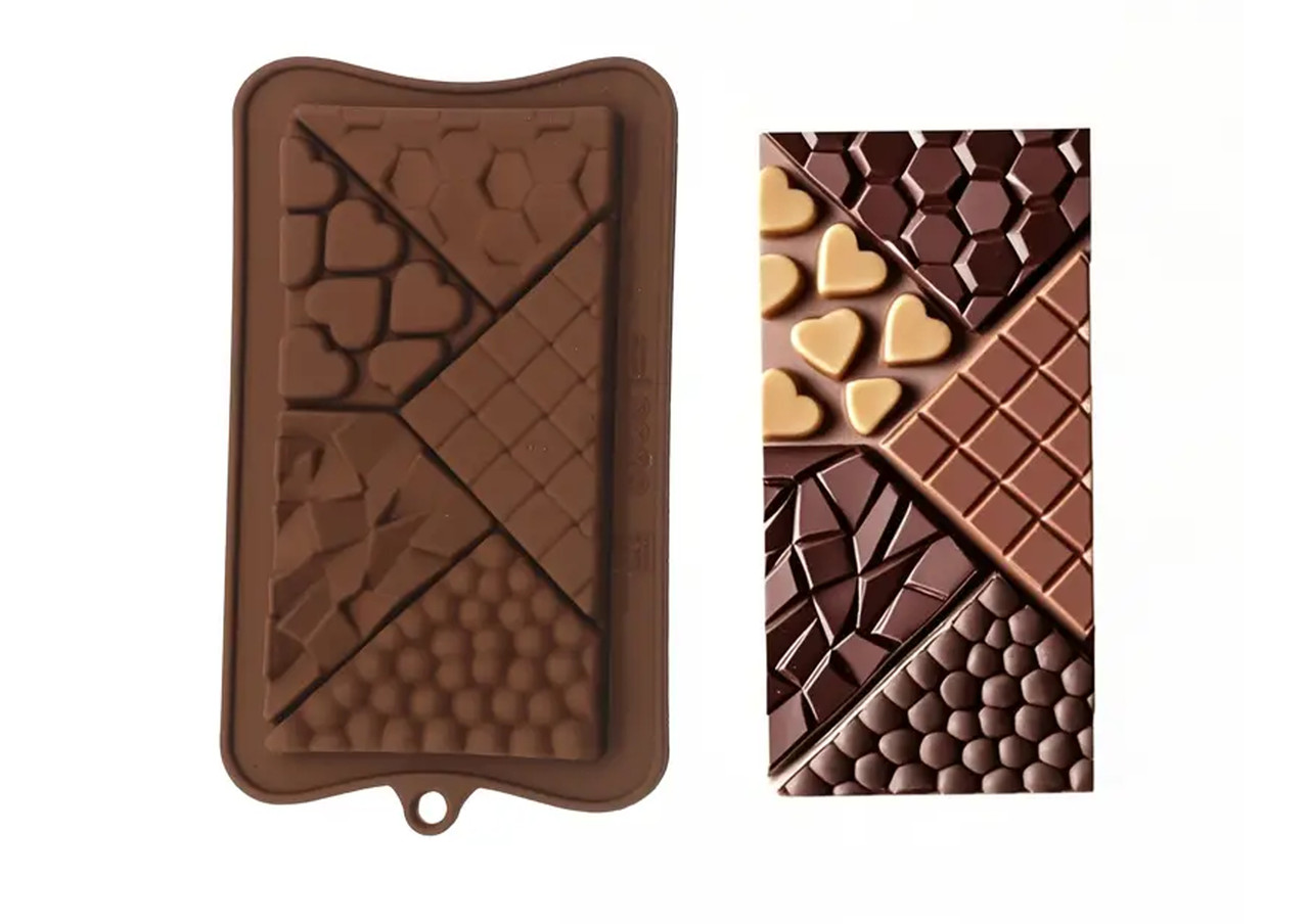 Силіконова форма Baker шоколадка Асорті (202283)