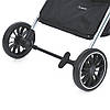 Прогулянкова коляска дитяча El Camino LINK ME 1129 Black Striped Чорна, фото 7