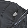Прогулянкова коляска дитяча El Camino LINK ME 1129 Black Striped Чорна, фото 10
