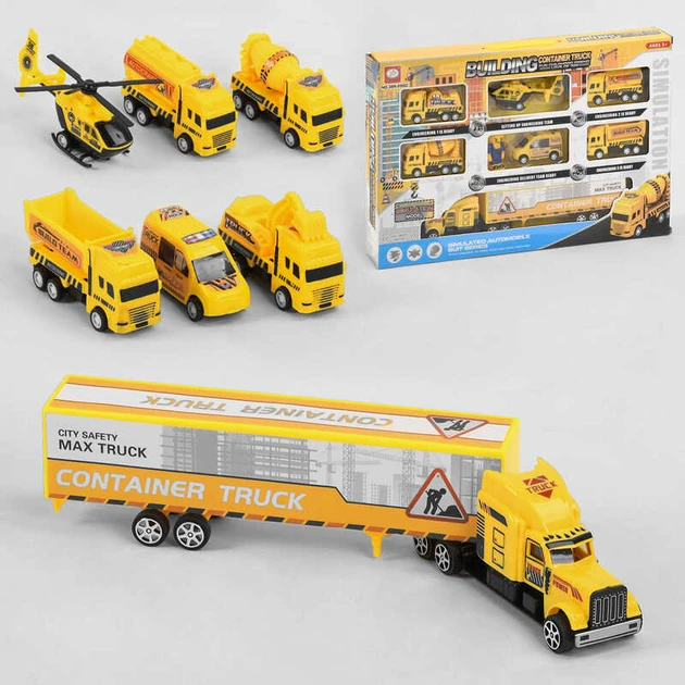 Ігровий набір машинок "Спецтехніка" (399-256D), фото 1