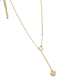 Кулон з серцем підвіска подвійне серце сердечко маленьке, фото 2