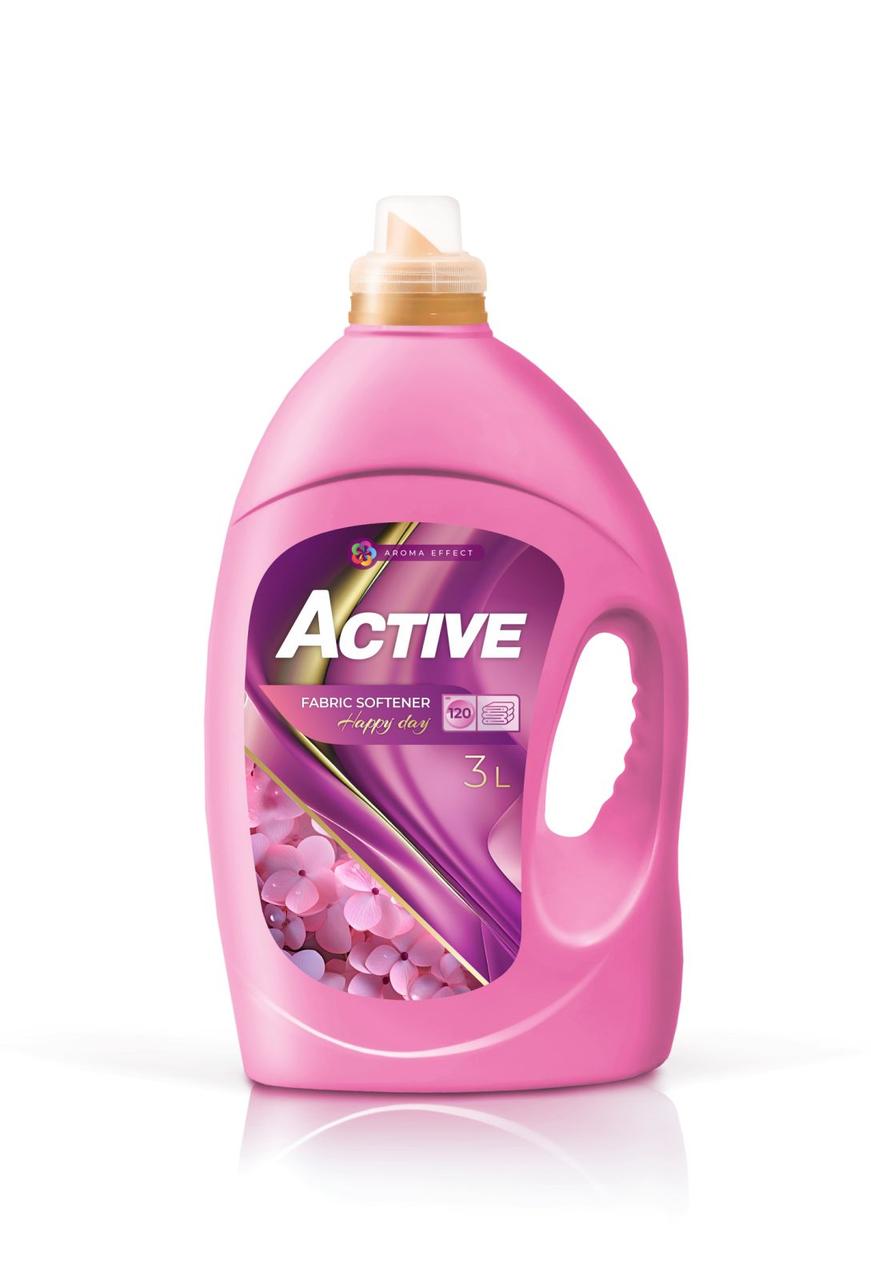 Кондиціонер-ополіскувач Active Happy Day на 120 прань 3 л, фото 1