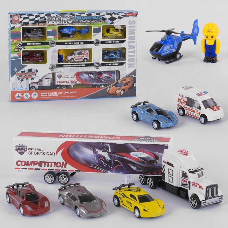 Набір іграшкової спецтехніки, інерційний (399-21D4), фото 1