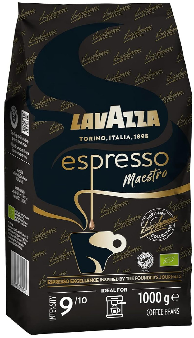ЕКСКЮЗИВ! Кава в зернах Lavazza Espresso MAESTRO 1000 г, Італія ОРИГІНАЛ
