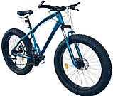Позашляховик фетбайк 26/4.0 Jaguar Top з амортизатором велосипед (fatbike) широкі колеса (2025), фото 2