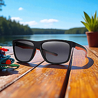 Сонцезахисні окуляри Fox Collection Black Orange Shades - Brown Lense