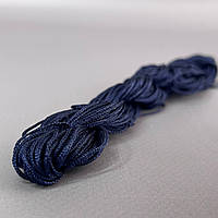 (18 метрів) Шнур нейлоновий, капроновий (шамбала) 1 мм - Синій темний