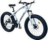 Позашляховик фетбайк 26/4.0 Jaguar Top з амортизатором велосипед (fatbike) широкі колеса (2025), фото 4