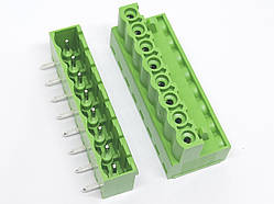 Клемний роз'єм 2EDGK 8P 5.08мм кутовий (пара штекер+гніздо)