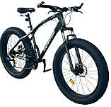 Позашляховик фетбайк 26/4.0 Jaguar Top з амортизатором велосипед (fatbike) широкі колеса (2025), фото 9