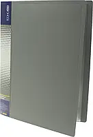 Папка для проспектів А4 EconoMix 60 файлів асорті Е30606-10 сіра