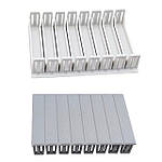 Заглушки 4 модулі (білі/сірі)