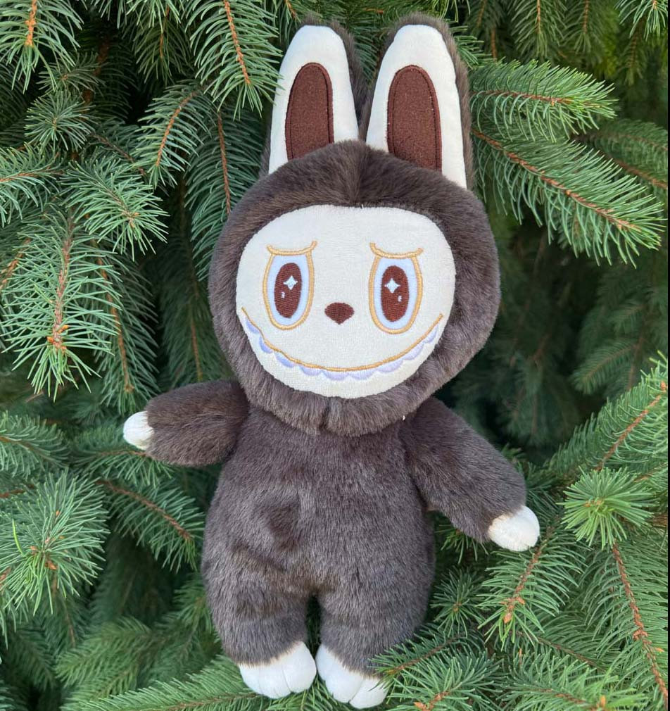 М`яка Іграшка Лабубу Labubu коричнева Україна плюш 34*13*8см (00422-8), фото 1