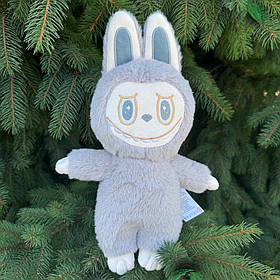 М`яка Іграшка Лабубу Labubu сіра Україна плюш 34*13*8см (00422-8)