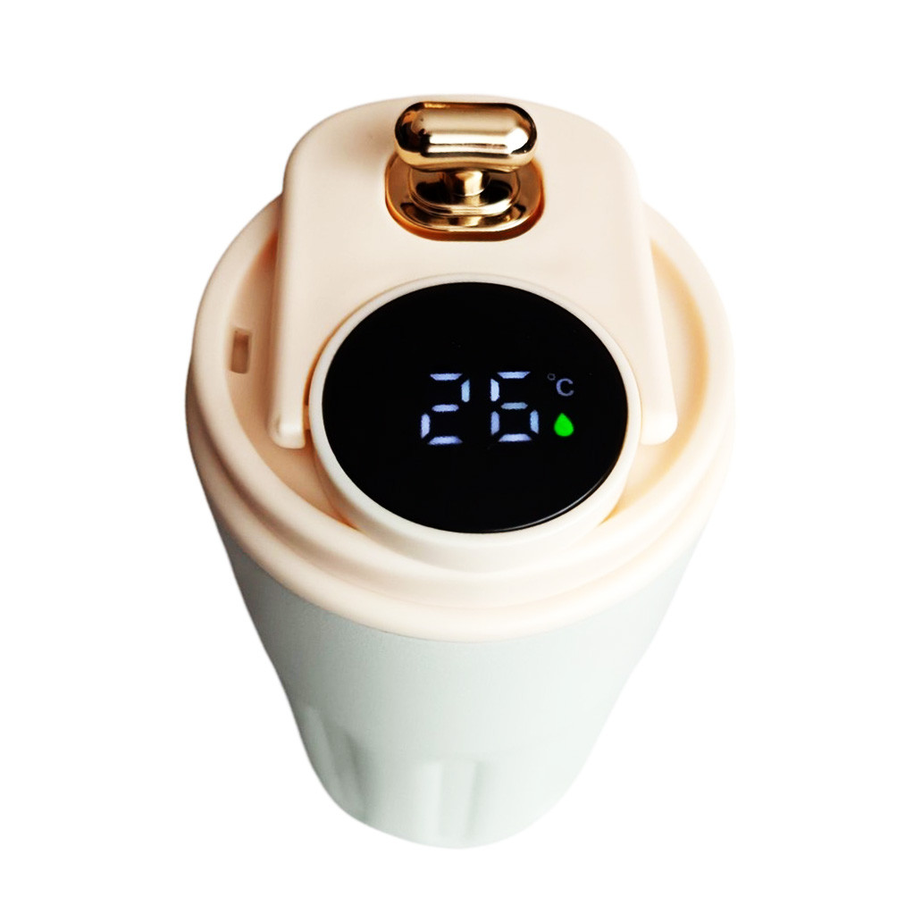 Термокухоль сталевий з індикатором температури 380мл, фото 1