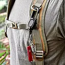 Ретрактор тактичний карабін брелок RETRACTOR з тросиком 60 см, фото 8