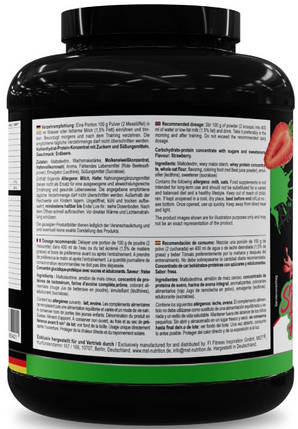 Висококалорійні гейнери MST Best Mass Gainer 3 кг полуниця, фото 3