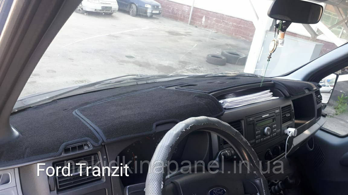 Накидка на панель приладів FORD Transit 7 пок. 2006-2013 Чохол/накидка на торпеду авто Форд  Транзит, фото 1