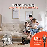 Вентилятор для підлоги ProfiCare PC-VL 3067 WM INOX хром - діаметр 50см. - Потужність 120Вт, фото 4