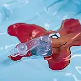 Надувний дитячий басейн Kruzzel 20932  80×30 см, 58 л, із м’яким дном, різнокольорові кільця, фото 7