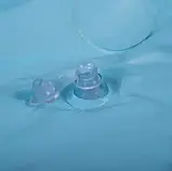 Надувний дитячий басейн Kruzzel 20932  80×30 см, 58 л, із м’яким дном, різнокольорові кільця, фото 9