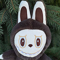 М`яка Іграшка Лабубу Labubu коричнева Україна плюш 34*13*8см (00422-8), фото 2