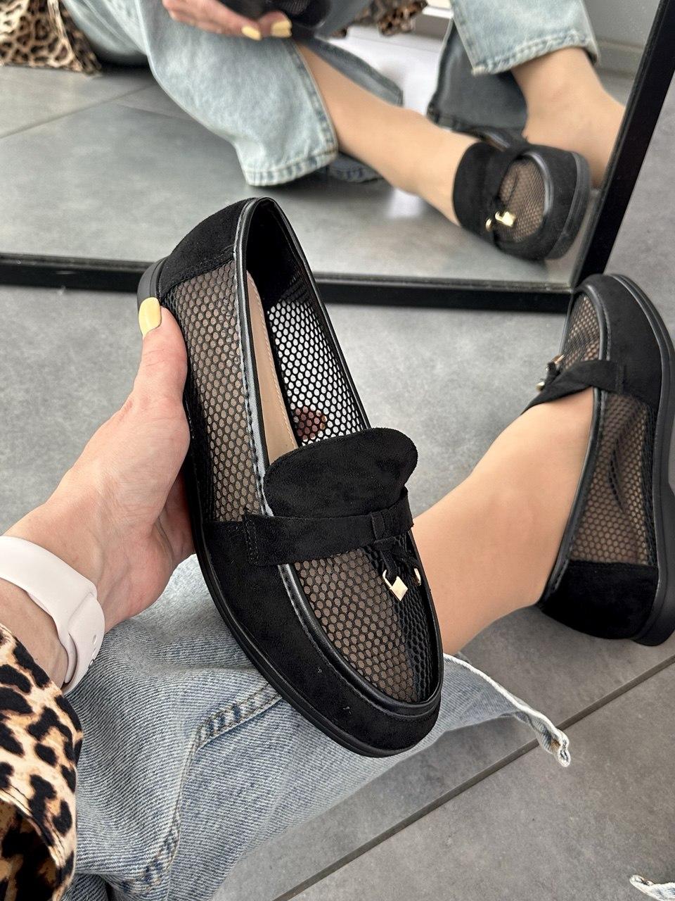 Лофери жіночі, чорні, фото 1