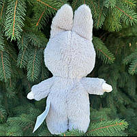 М`яка Іграшка Лабубу Labubu сіра Україна плюш 34*13*8см (00422-8), фото 2