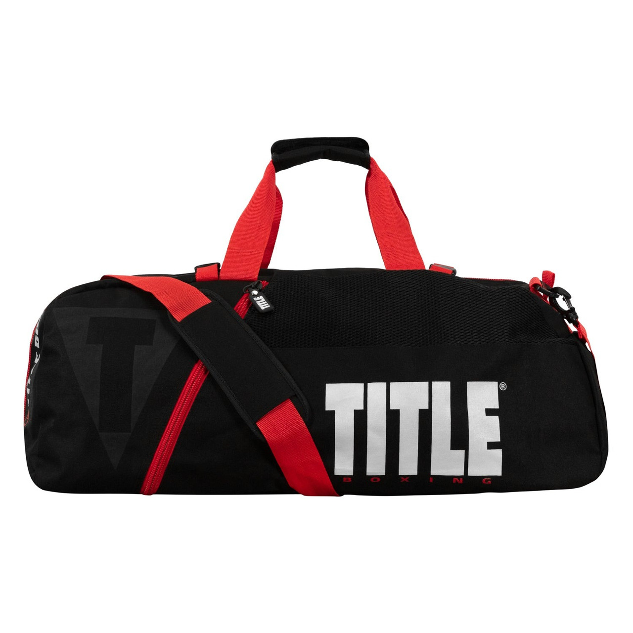 Спортивна сумка TITLE Boxing Champion Sport Bag/Backpack Black/Red, фото 1