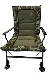 Крісло коропове Full Comfort Boilie Armchair Camou/Fleece