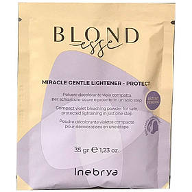 Знебарвлювальна пудра Inebrya Blondesse Purple Bleaching Powder Compact 35 г