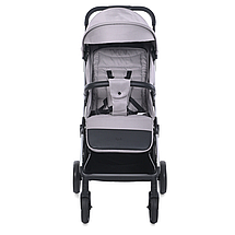 Прогулянковий візочок дитячий El Camino LINK ME 1129 Silver Striped Сіра, фото 5