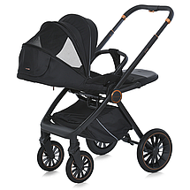 Універсальна коляска 2в1 El Camino ERA ME 1100-1 Black Ink Чорна, фото 4