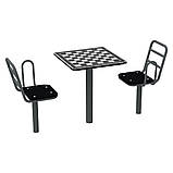 Шахматний стіл з сидіннями, фото 2